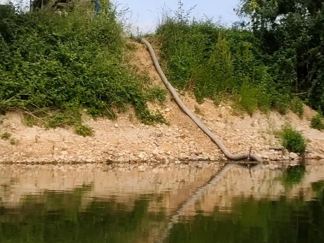 Prise d'eau sur le Cher
